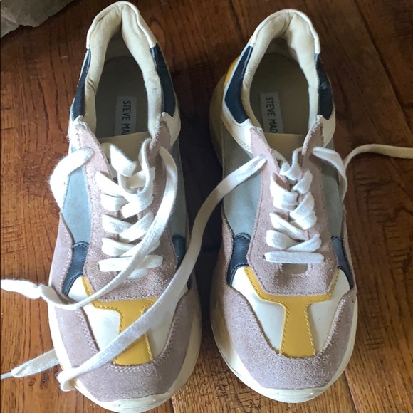 steve madden platform tennis shoes